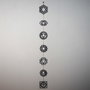 Wallity Chakra - APT406MS Escultura de Pared Negra